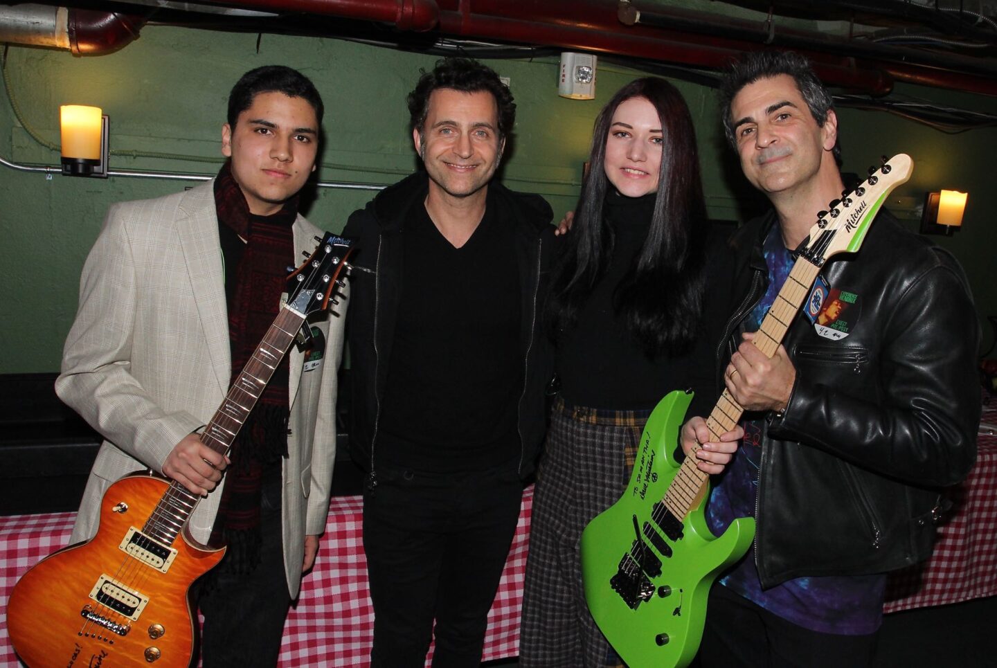 Dweezil Zappa with Lucas Polo, Samantha Balewitz, and Bruce Gallipani