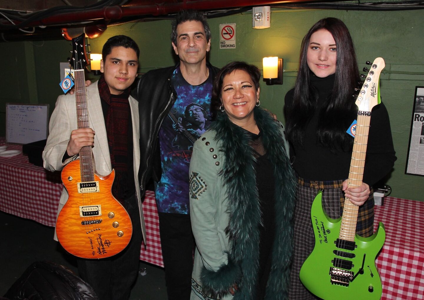 Lucas Polo, Bruce Gallipani, Janie Hendrix, Samantha Balewitz at the Count Basie Center